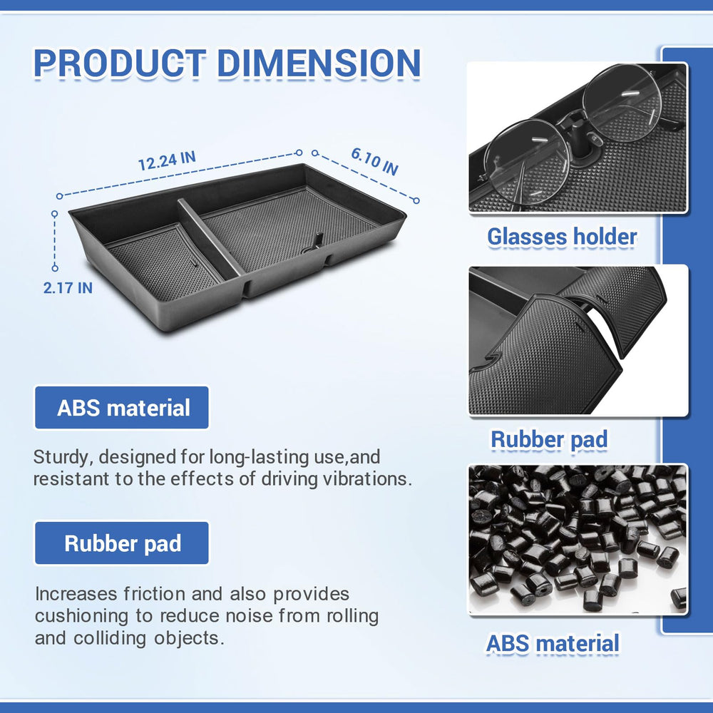 EDBETOS tray integrates seamlessly with Trax interior for a sleek, organized look