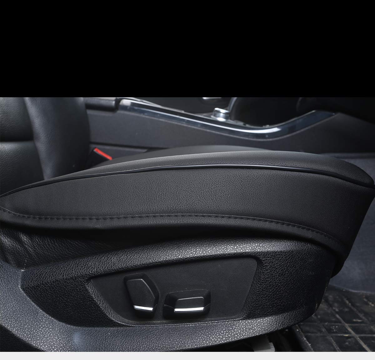 EDEALYN wrapped-design seat cover adds a three-dimensional look and fuller coverage.