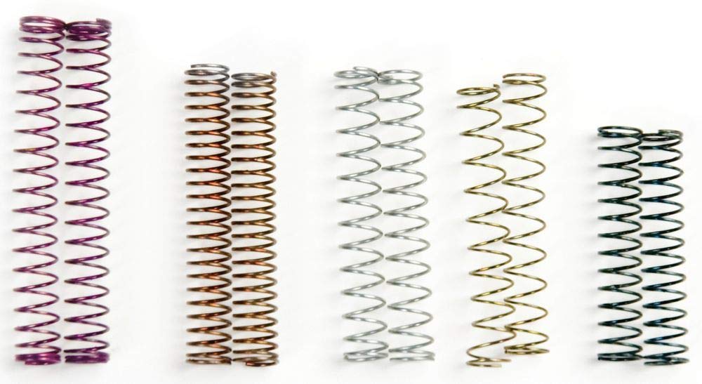 Edelbrock 1464 carburetor step-up spring kit with five steel springs for precise tuning