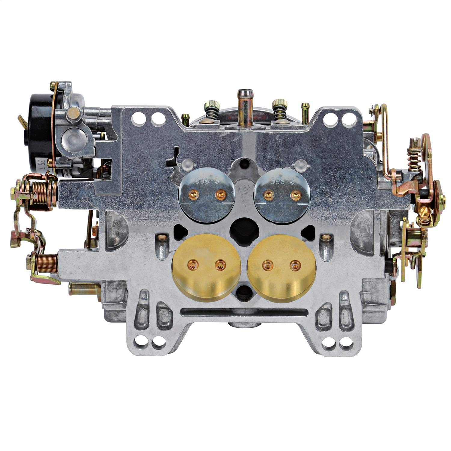 Edelbrock AVS2 annular booster closeup reveals eight orifices for precise metering