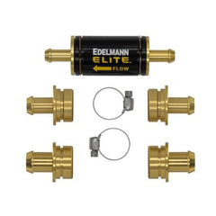 Edelmann Elite power steering filter close-up, highlighting magnet and mesh for metal particle removal
