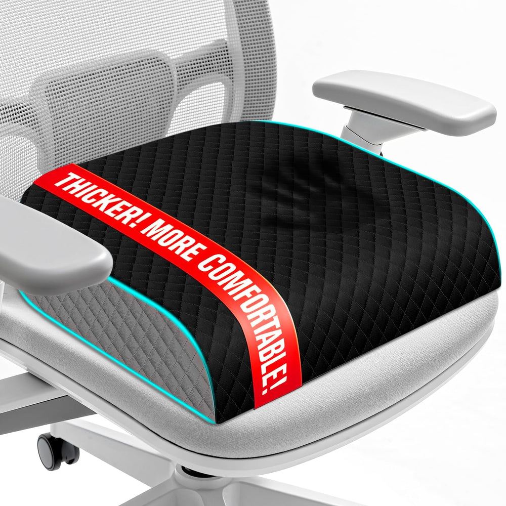 EdenDwell memory-foam cushion for office chair improves long-day comfort