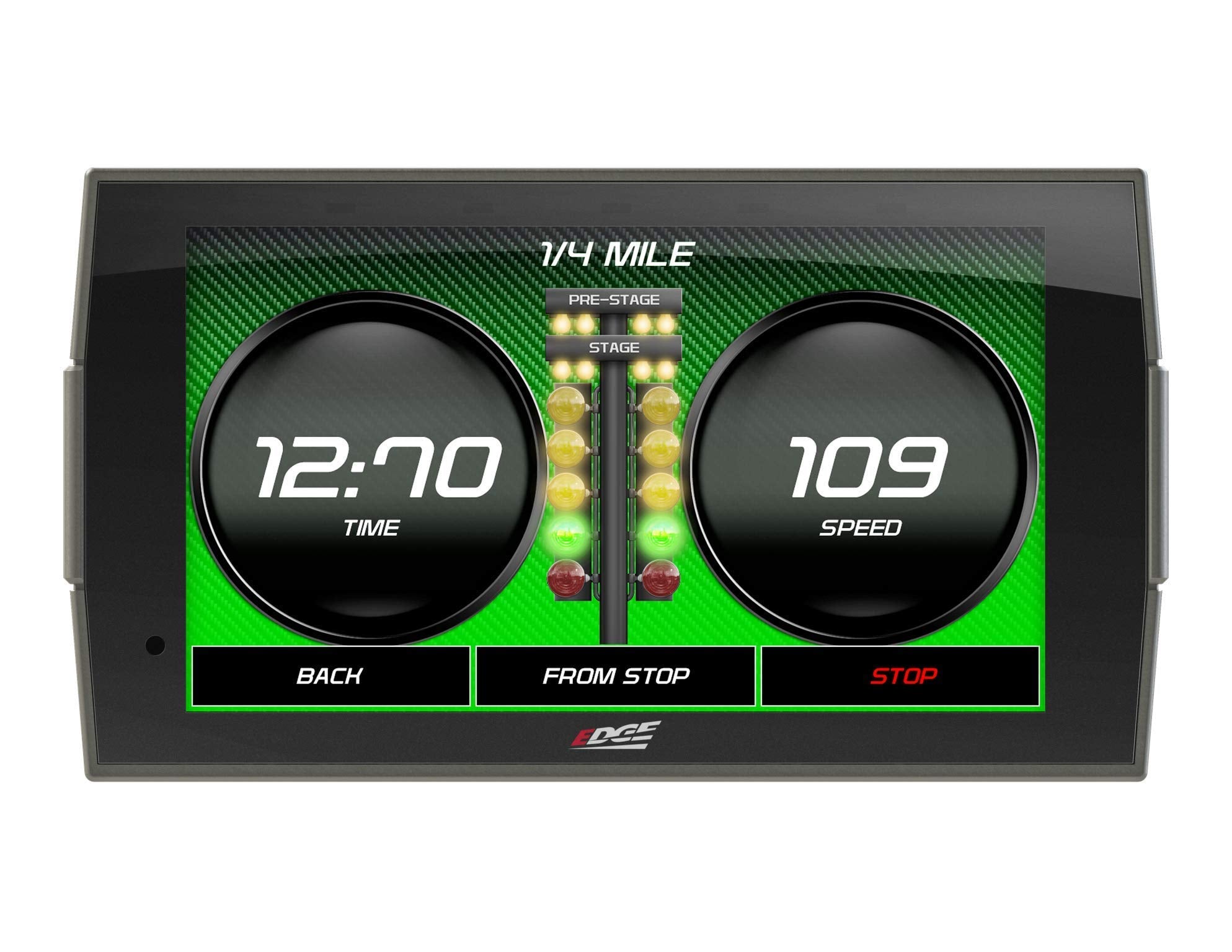 EDGE CTS3 color graphs emphasize performance cues for at-a-glance checks.