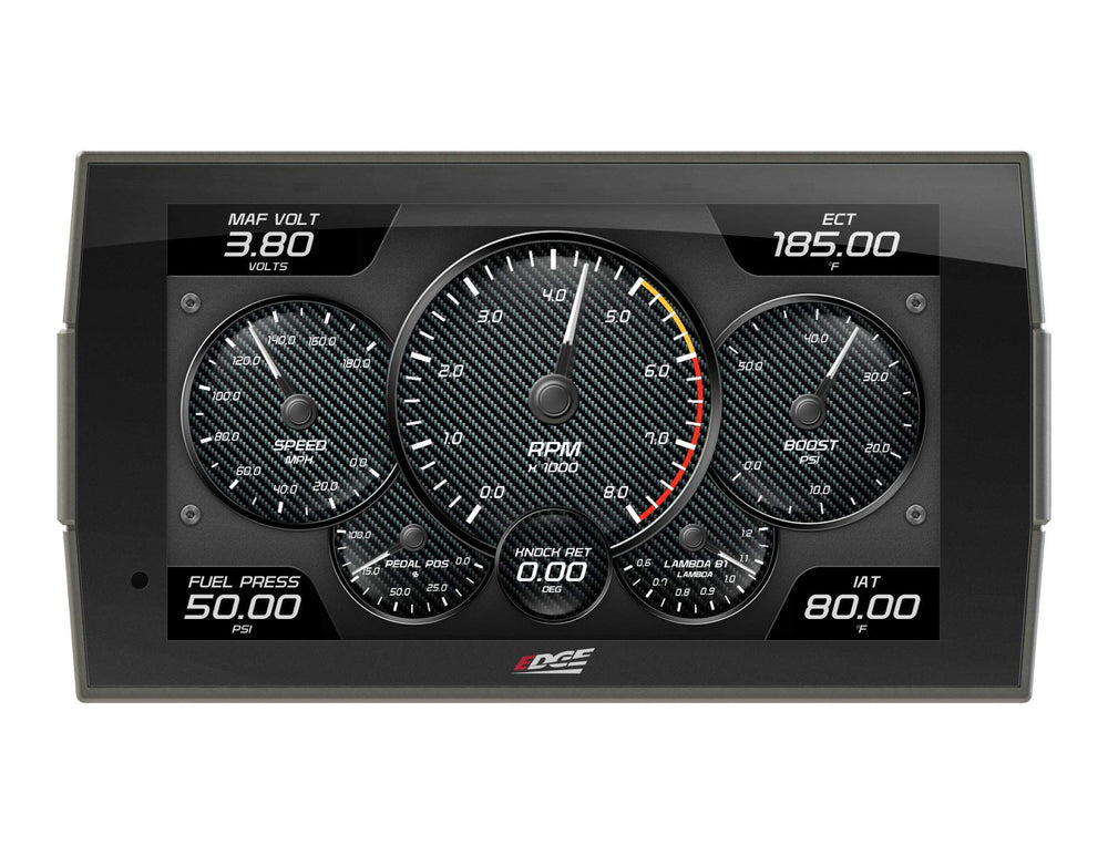 EDGE CTS3 customizable views tailor important metrics to your driving style.