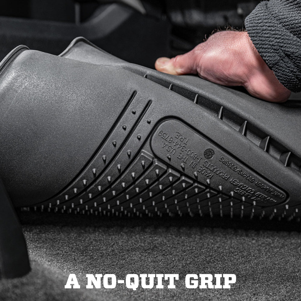 Edge-to-edge coverage prevents shifting and protects carpeting.