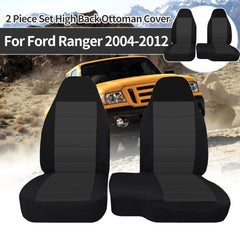 EDIETH 60-40 cloth seat cover texture and flexible fit for Ford Ranger.