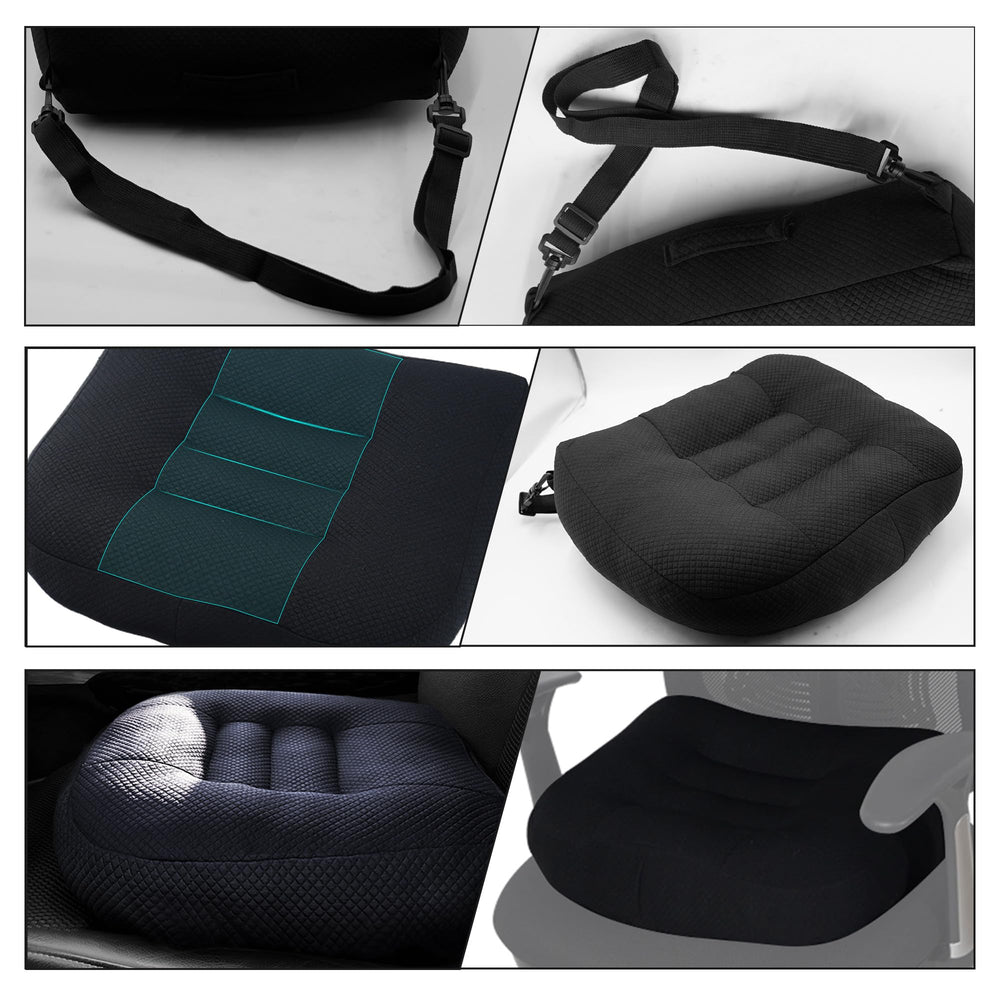 EDIETH compact cushion expands to 3.4 inches for added height.
