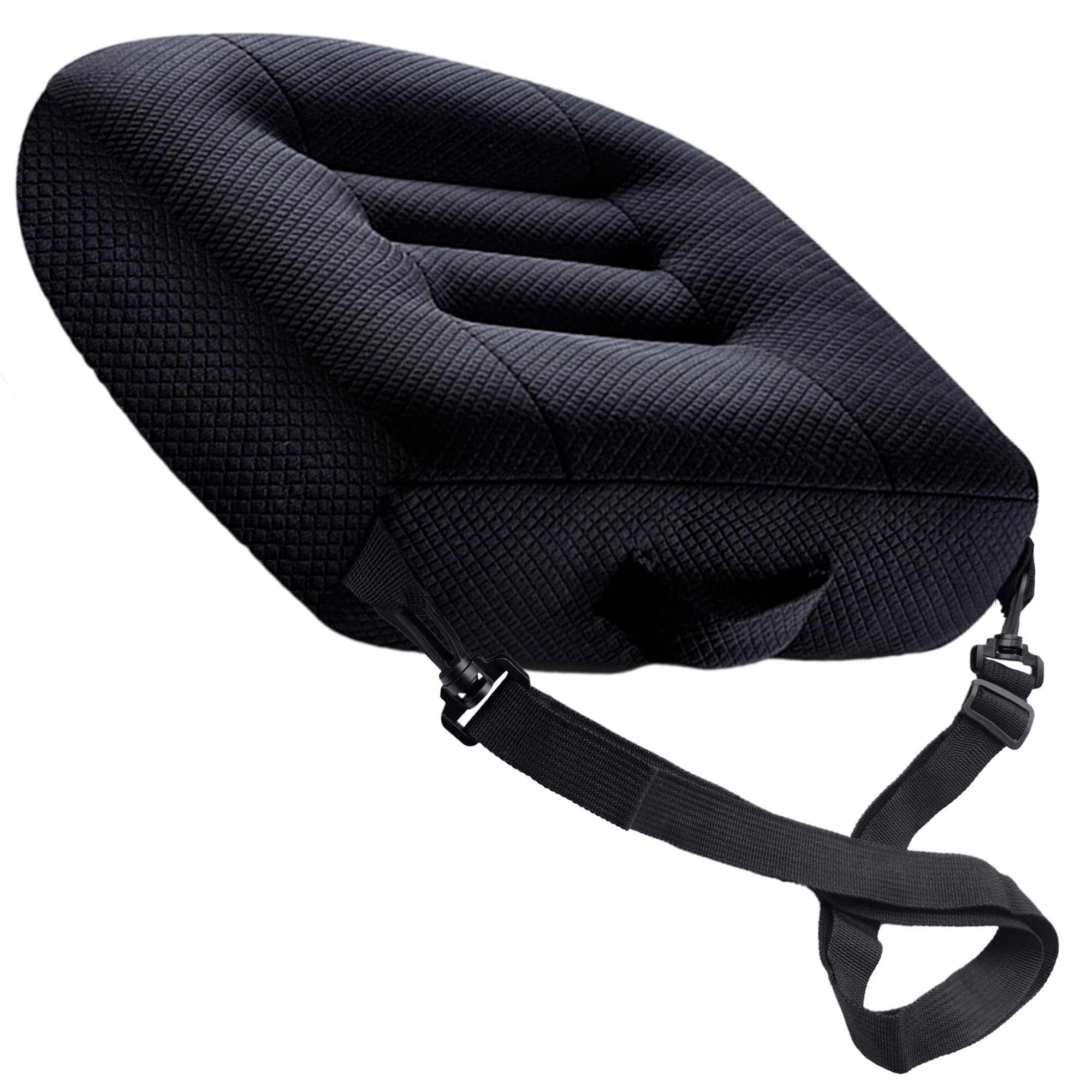 EDIETH universal booster seat cushion on chair improves posture and comfort.