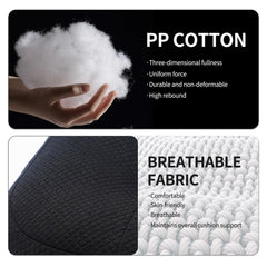 EDIETH strap-secured cushion stays firmly in place on seating.