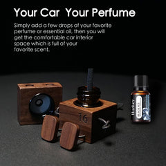 Edilado shaking wooden man diffuser side view for interior ambiance and gentle fragrance.