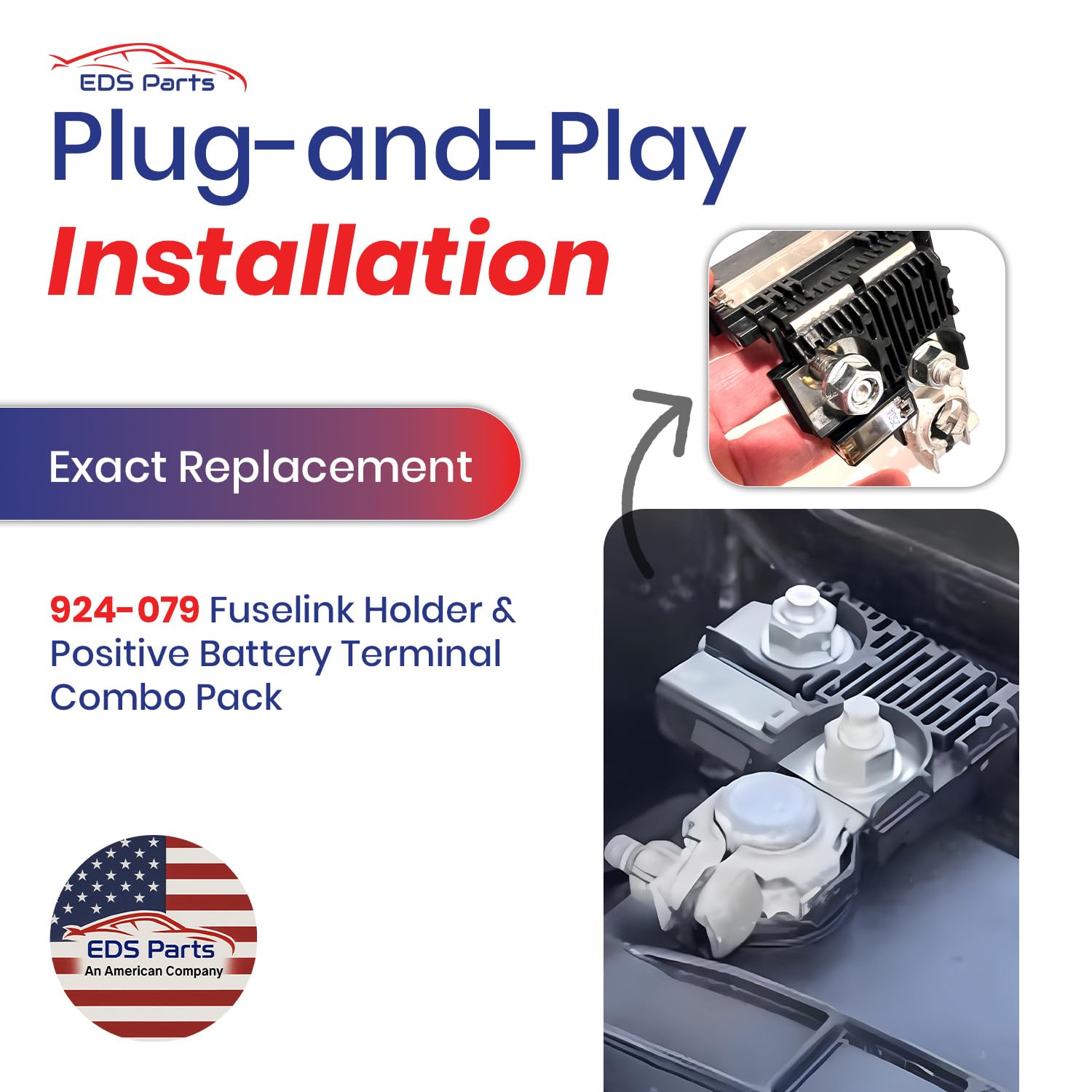 EDS 924-079 60A fuse lower element for staged protection.