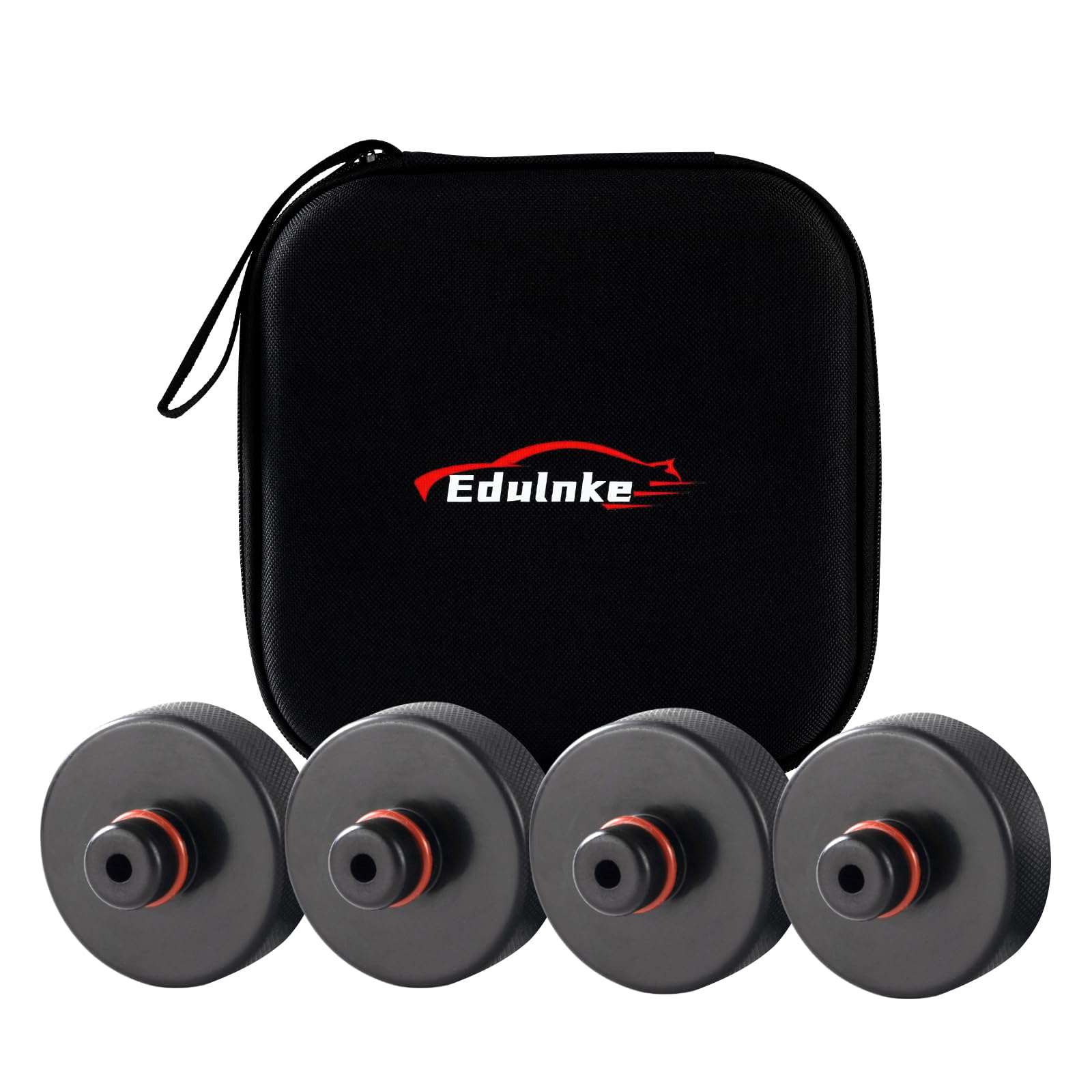 Edulnke lifting pads for Tesla center post prevent slips during lifting.