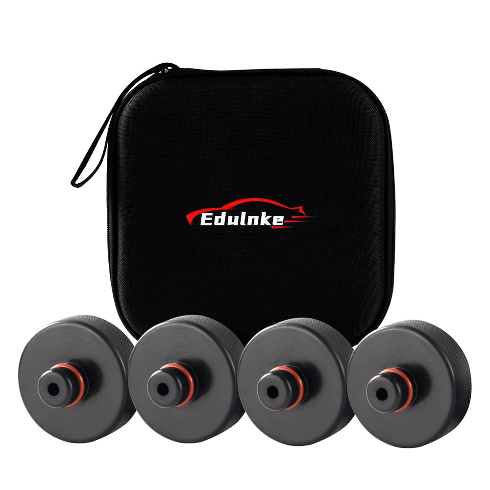 Edulnke lifting pads for Tesla center post prevent slips during lifting.