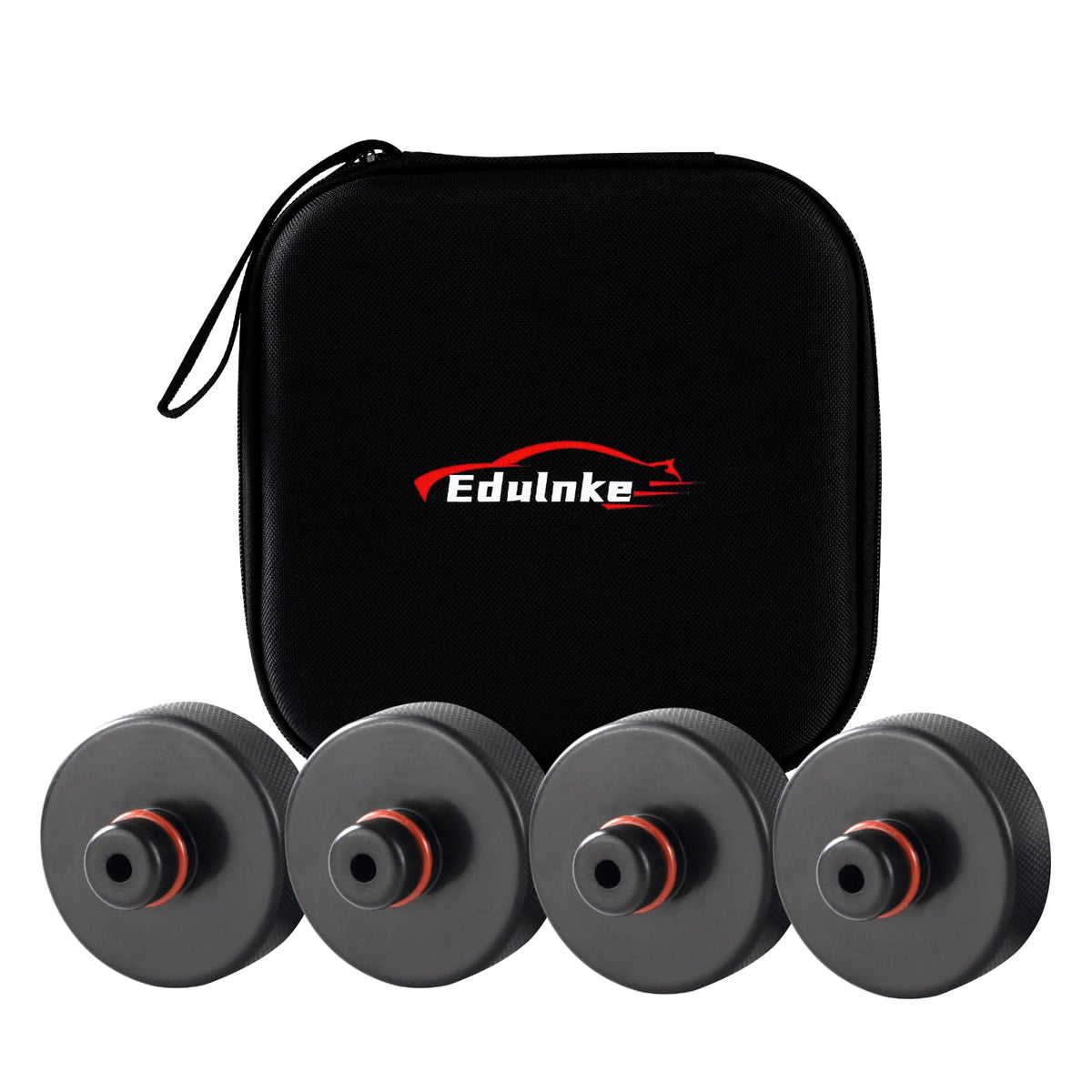 Edulnke lifting pads for Tesla center post prevent slips during lifting.
