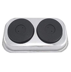 Edward Tools magnetic tray with rubber back protecting surfaces during use.