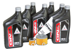 Edwards oil change kit with 7 quarts GN4 10W-30 oil for Honda Pioneer 1000