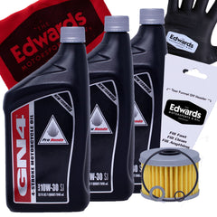 Edwards Oil Change Kit for Honda Rancher 420 enables easy oil service