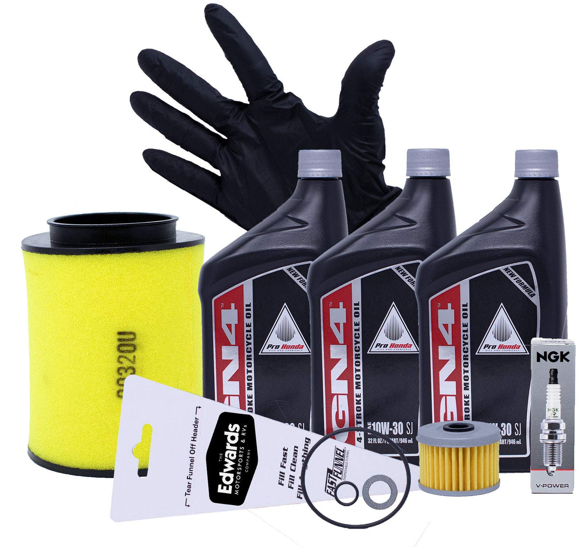 Edwards TRX420 maintenance kit with oil filter for engine protection and filtration