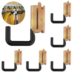 Eegoowa E Track Hooks 6-pack on wall for organized storage