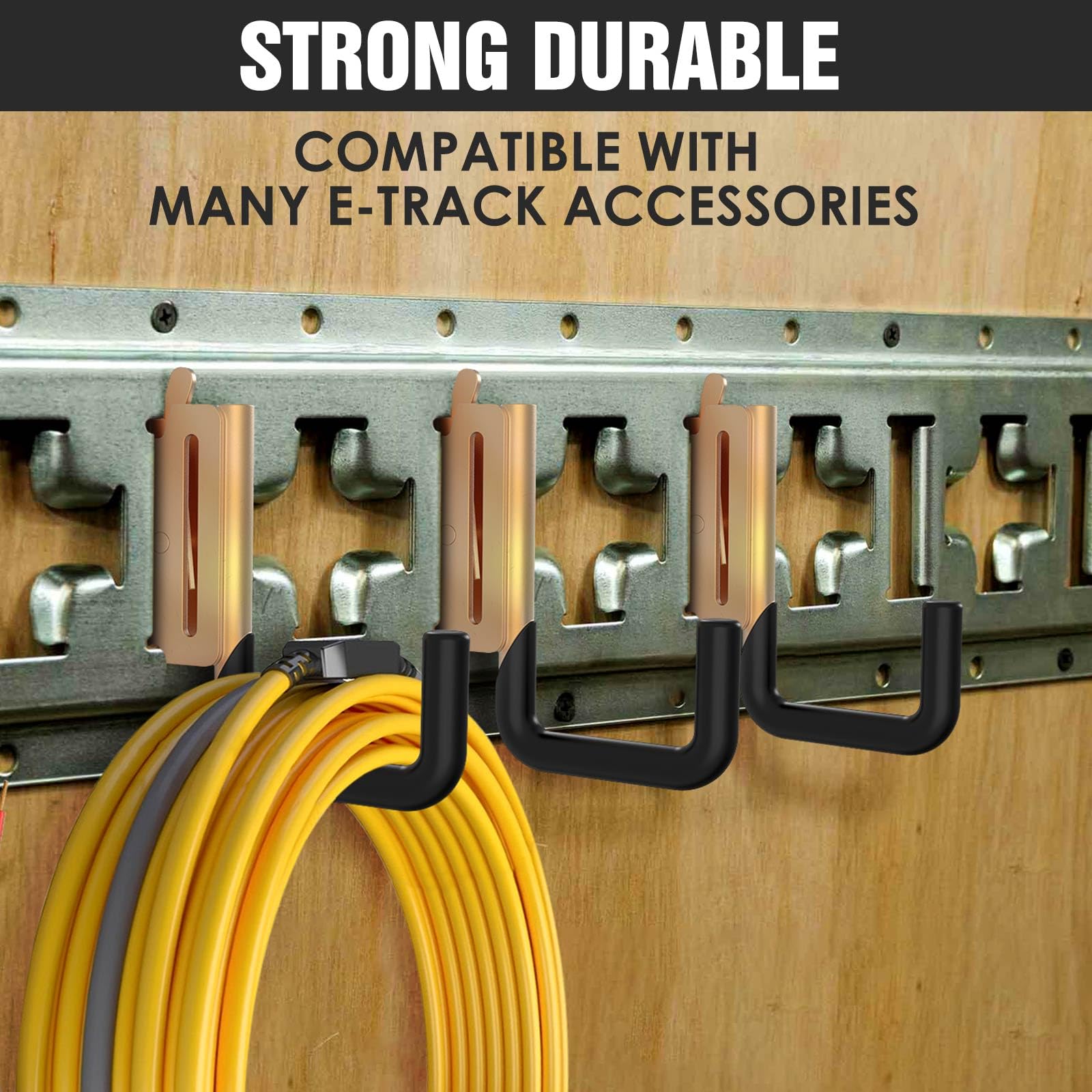 Eegoowa E-Type Track Hook installing with snap-in mounting