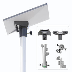 EEZ RV Starlink Mini Pipe Adapter on a 10ft pole for easy mobile internet setup