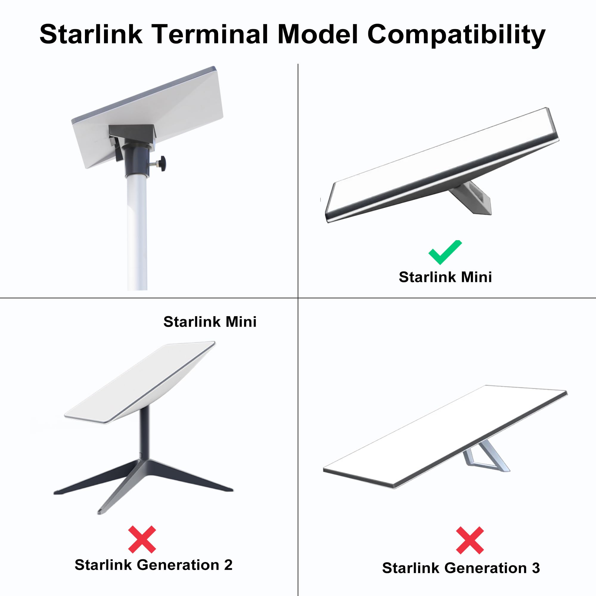 Telescoping pole system with adjustable height for stability