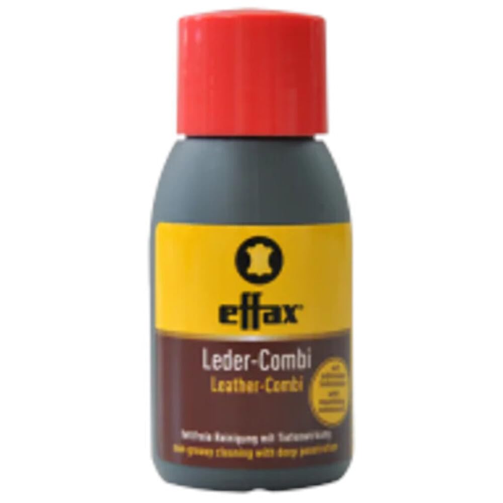 Effax Leather Combi Bottle packshot brown image: 500ml bottle for regular care.