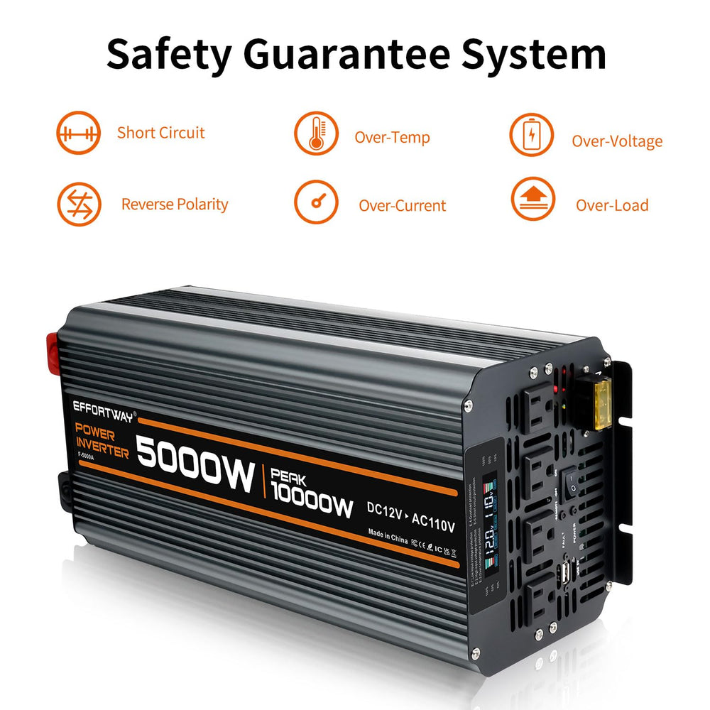 EFFORTWAY rugged aluminum housing for outdoor durability