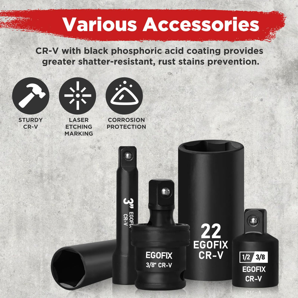 EGOFIX 72-tooth ratchet handle delivering fine-tooth positioning benefit