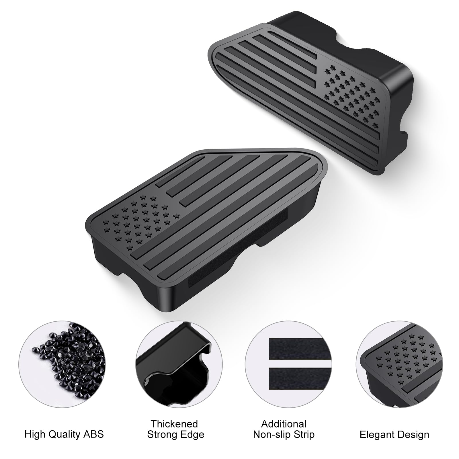 EGOVO stake pocket covers include a non-slip cotton mat for a snug fit.