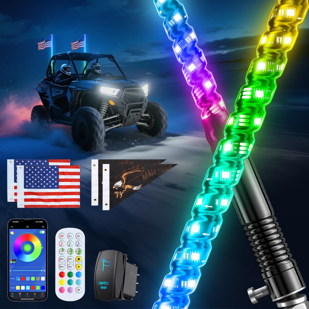 Ehaho compatible with SXS ATV UTV for easy upgrade of off-road lighting