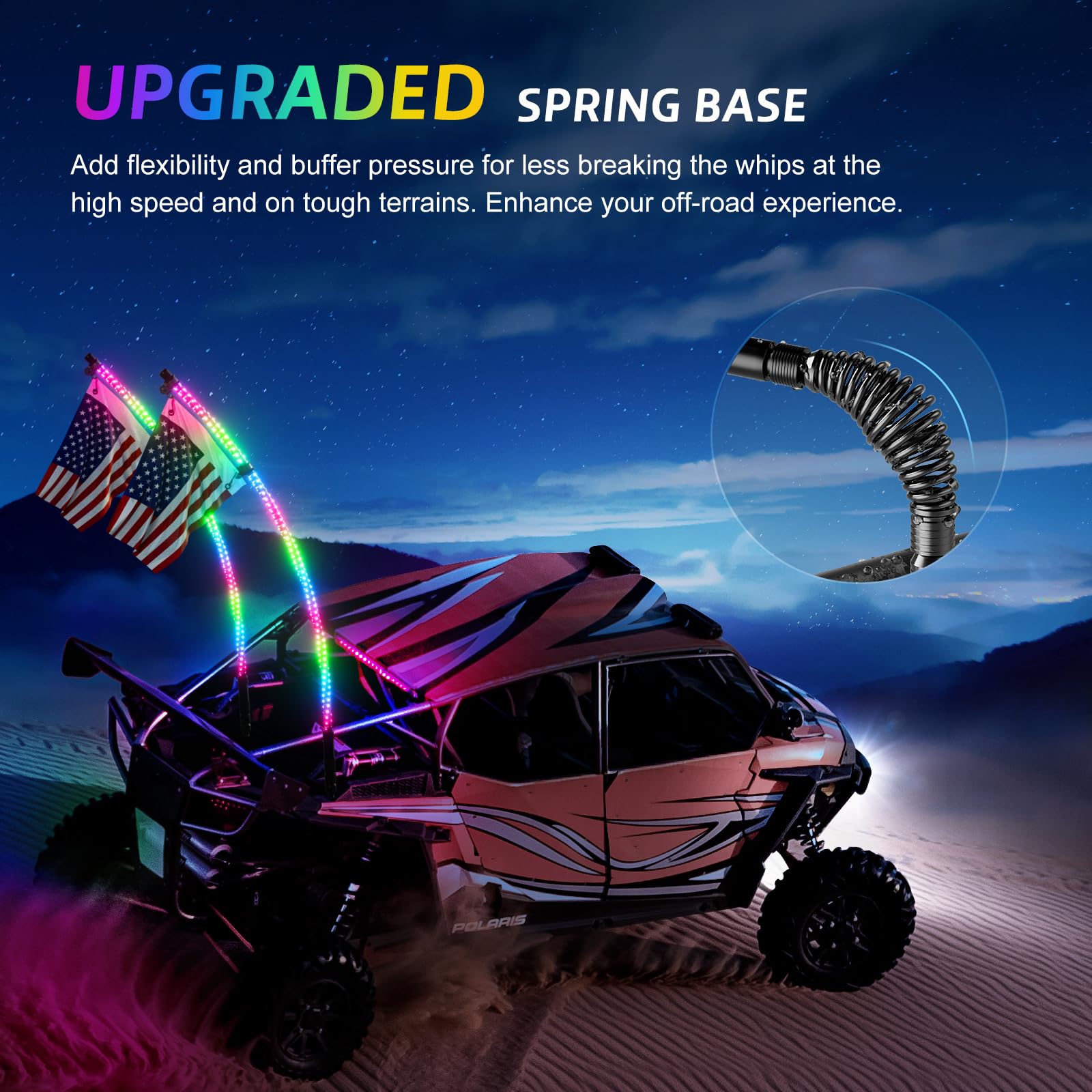 Ehaho rugged spring base for tough terrain