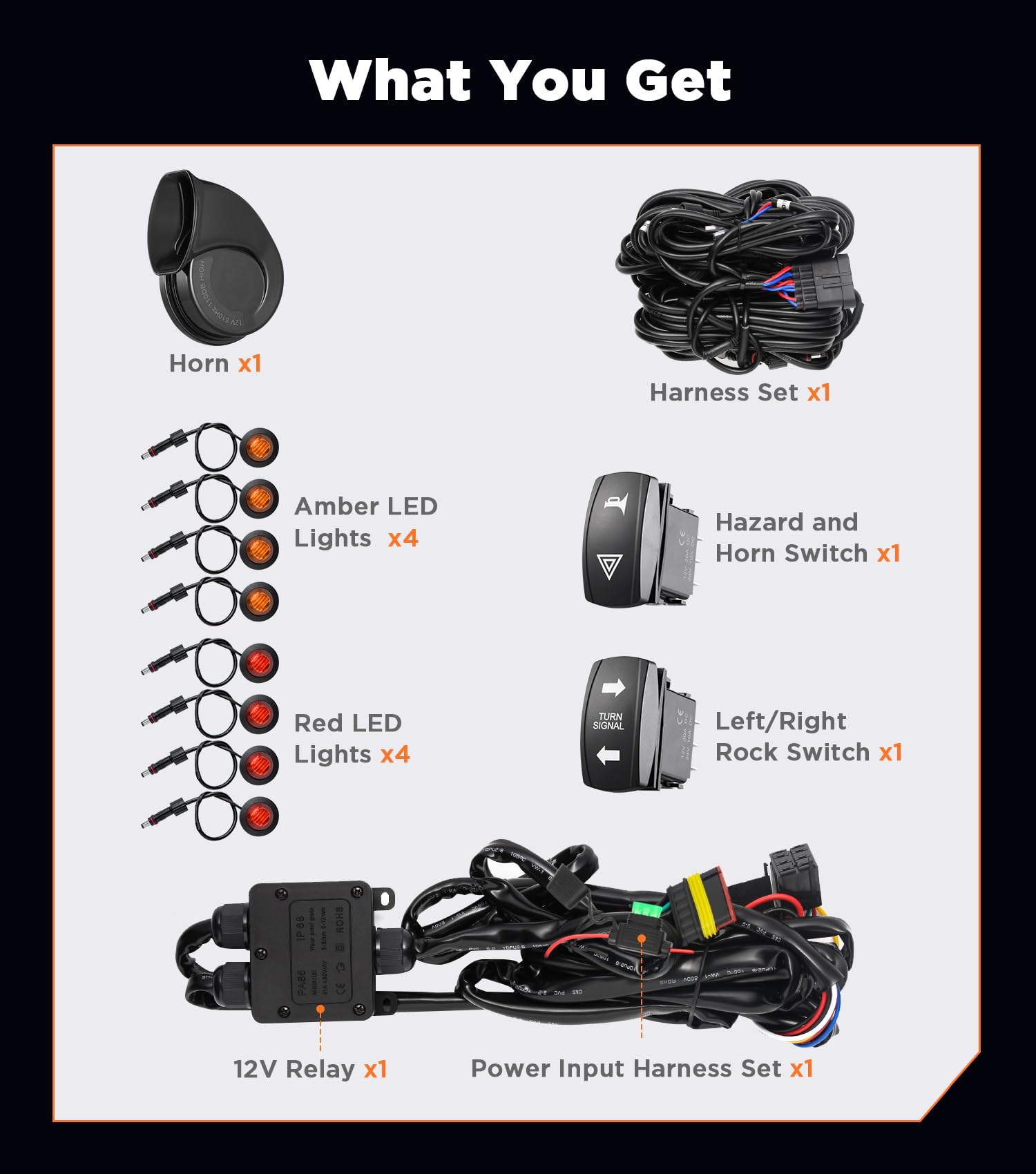 Ehaho universal-fit kit with all components included for easy compatibility.