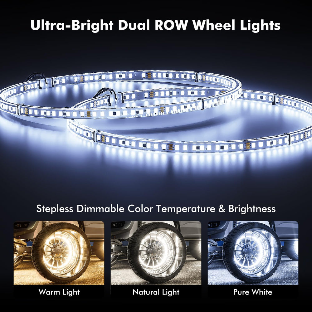Ehaho wheel light remote control with adjustable temperature and effects