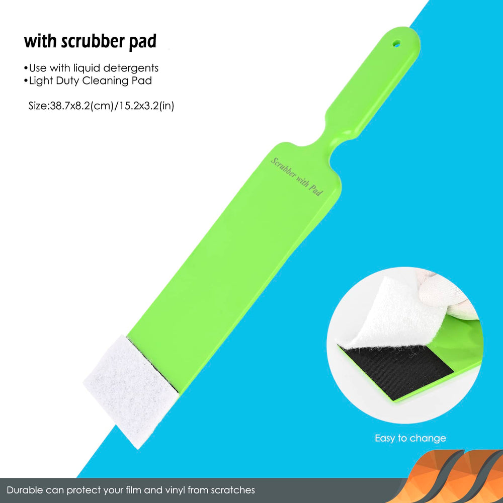 EHDIS black plastic-edge squeegee tackles narrow gaps for professional tinting.
