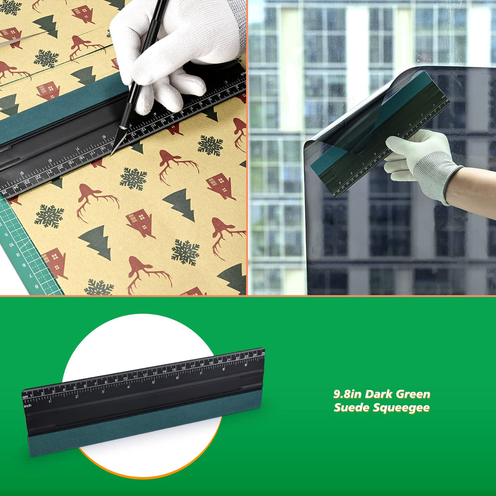 EHDIS felt edge squeegee safeguards surfaces during vinyl work.