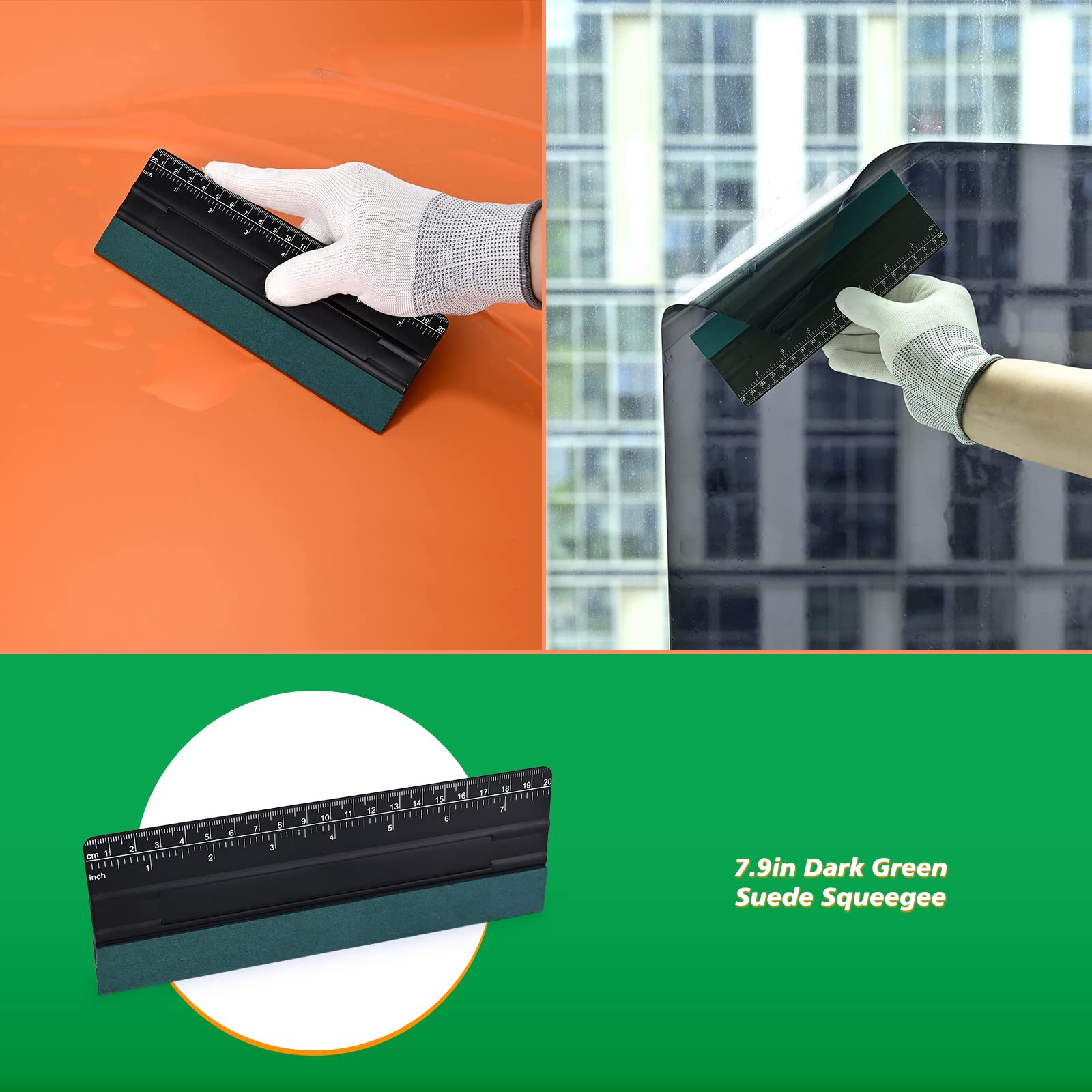 EHDIS paint protection squeegee protects film edges during installation.