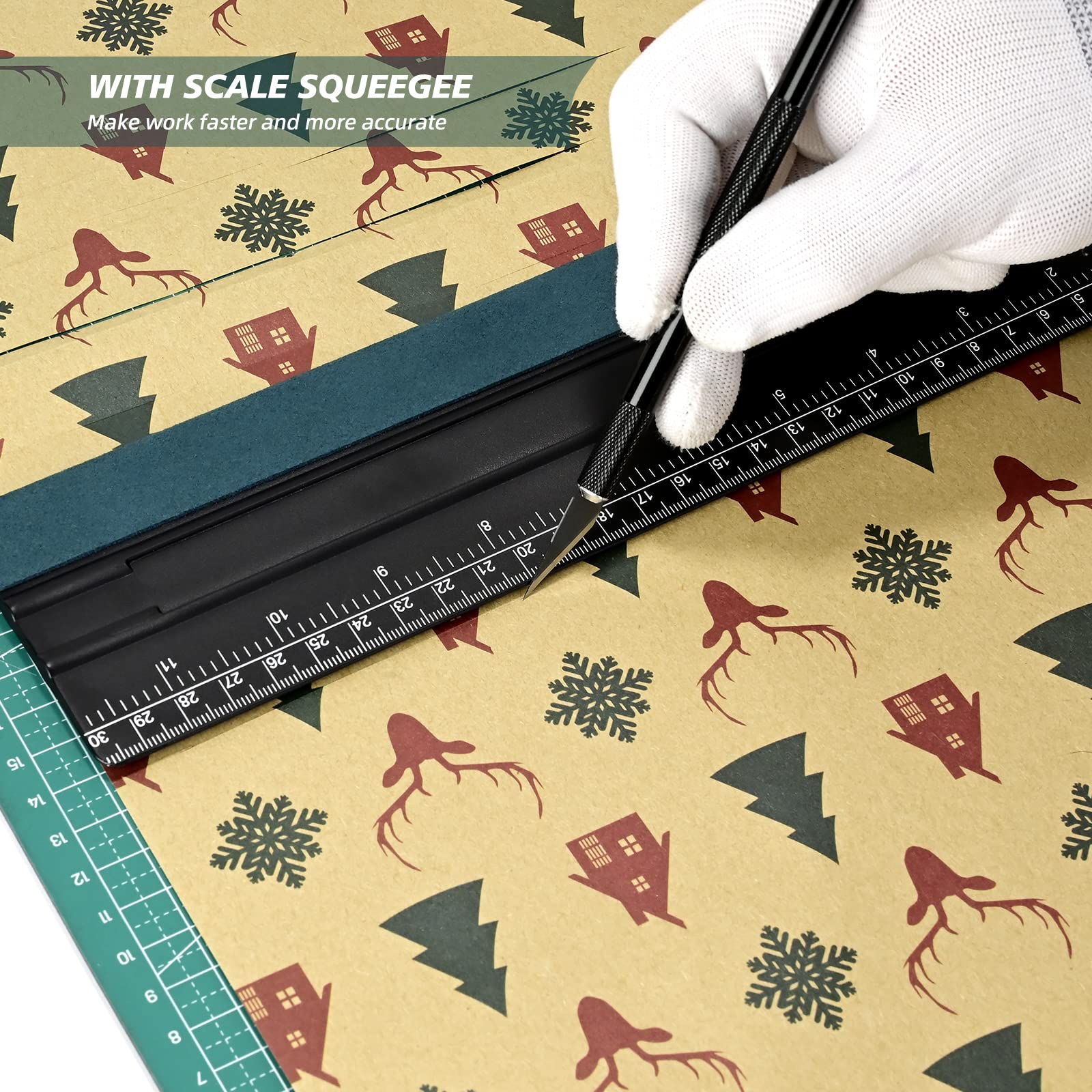 EHDIS small vinyl squeegee 19cm ideal for trimming curved panels.