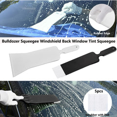 EHDIS small rubber squeegee reaches tight spots without scratches.