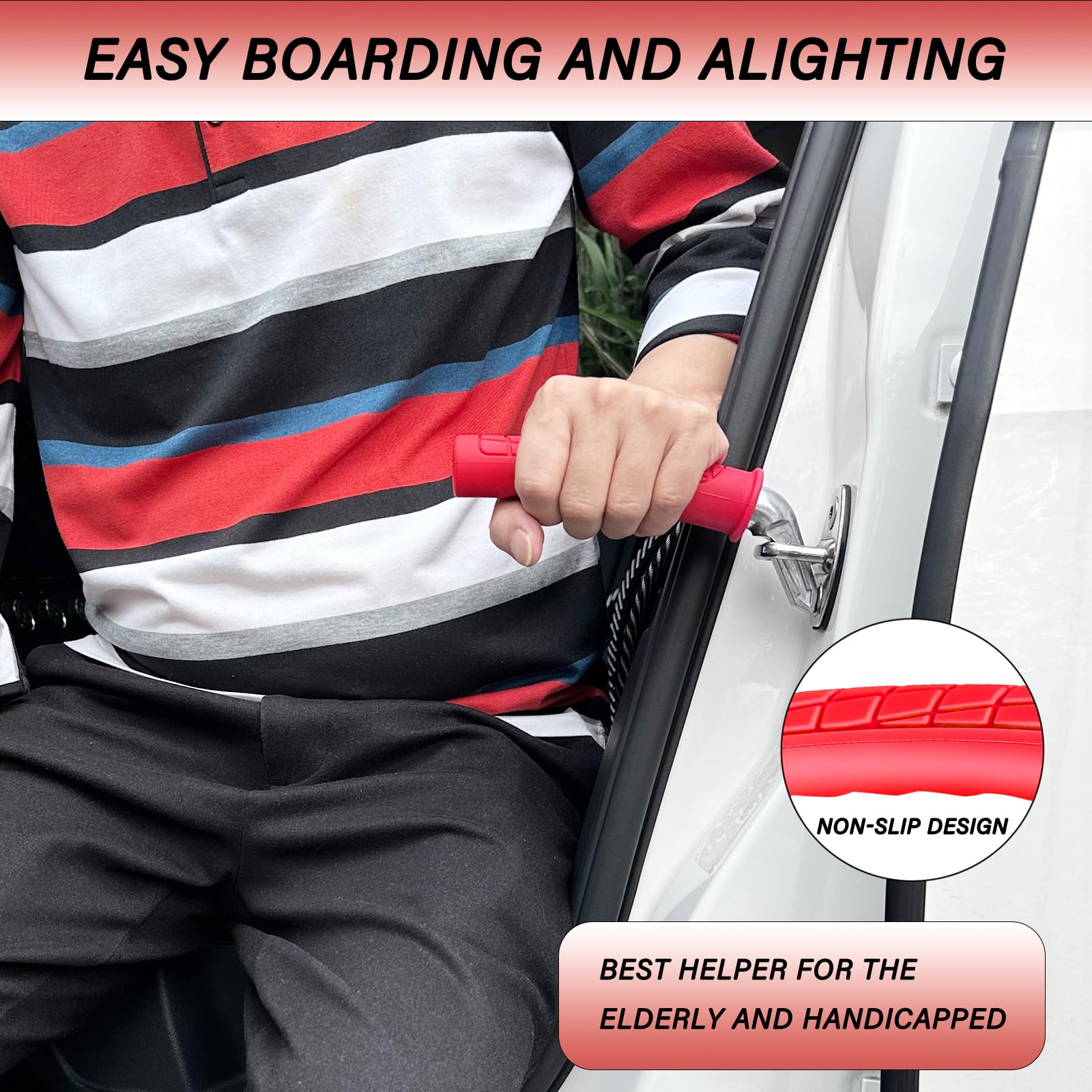 EILITWAY ergonomic non-slip grip highlighting comfortable hand placement