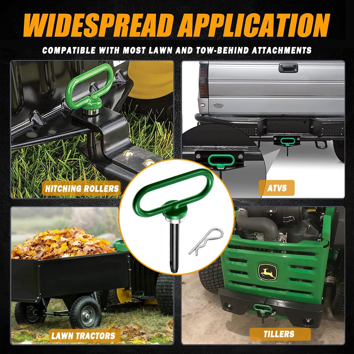 EilxMag compatible with lawn tractors, zero-turn mowers, ATVs.