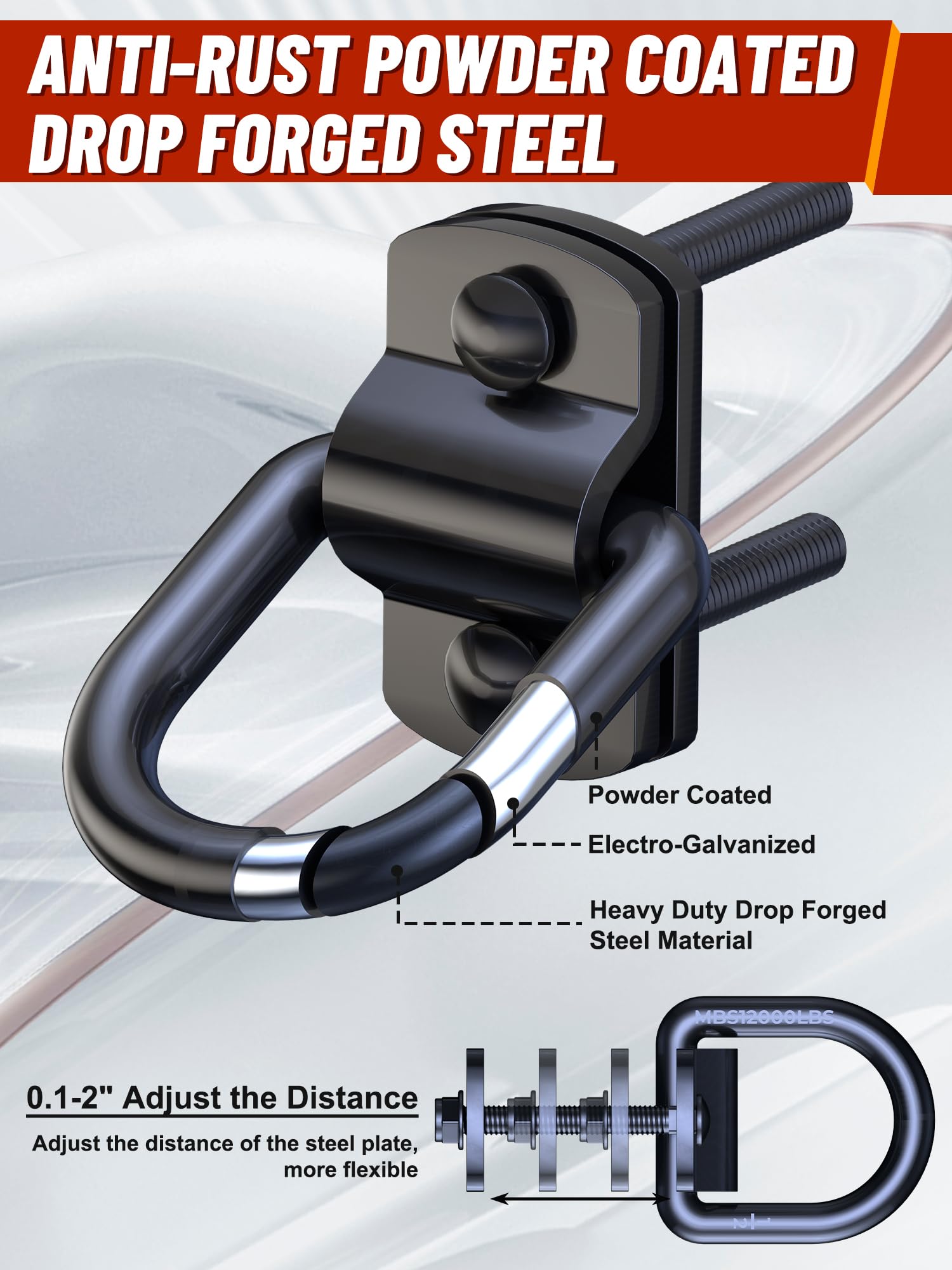 EilxMag image highlights 12000LBS break strength for confidence.