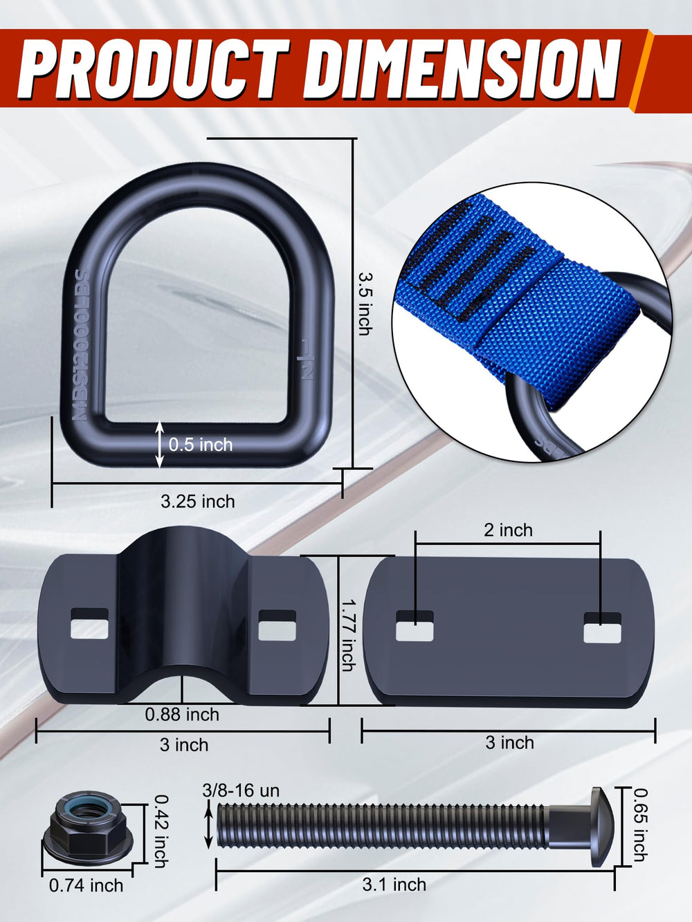 EilxMag D-ring quick-connect mounting shows fast setup.