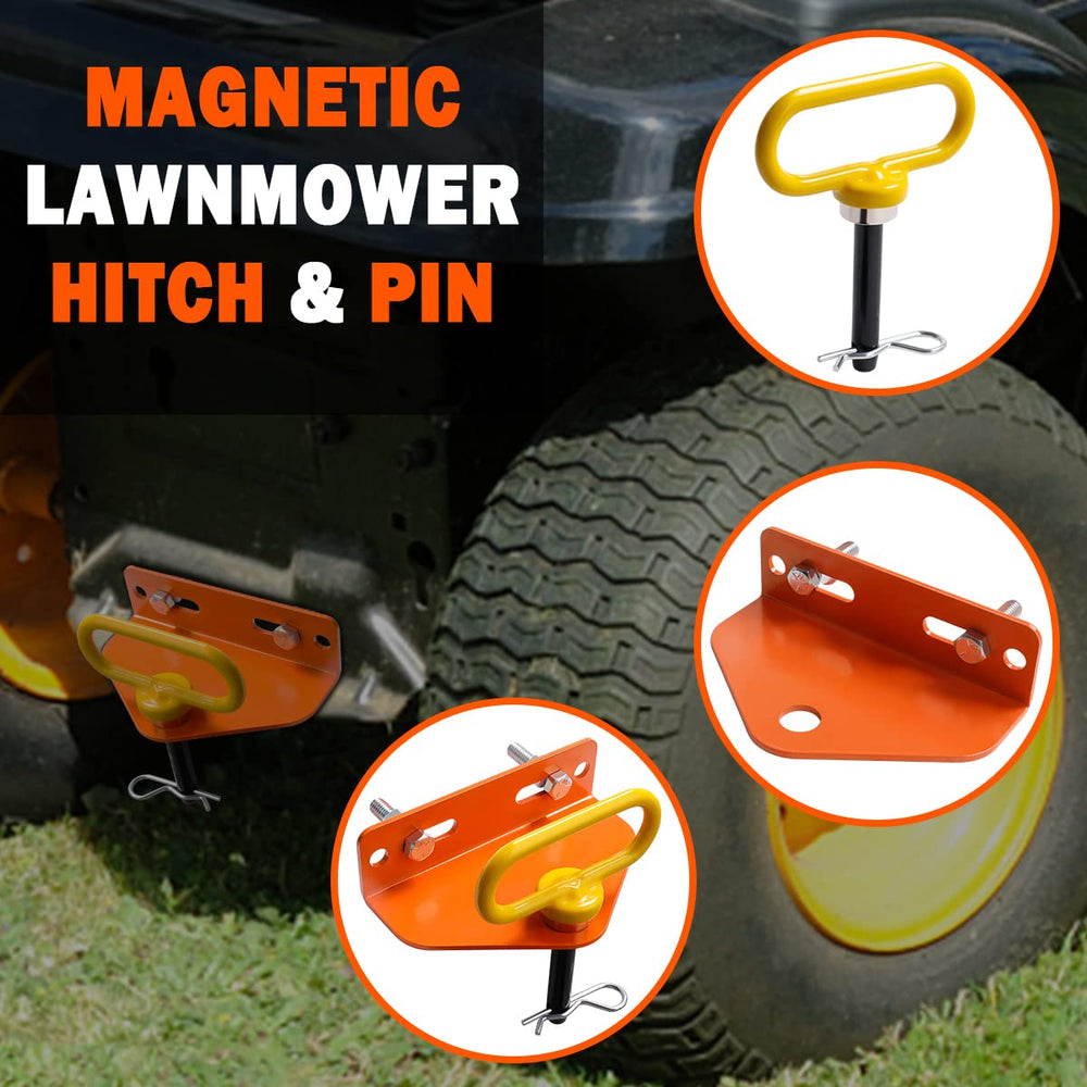 EilxMag heavy-duty welded hitch assembly shows rugged durability.