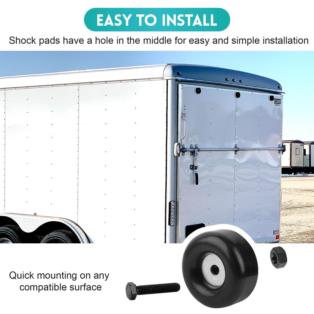 EINDER extra-thick outer ring distributes pressure to prevent door damage.