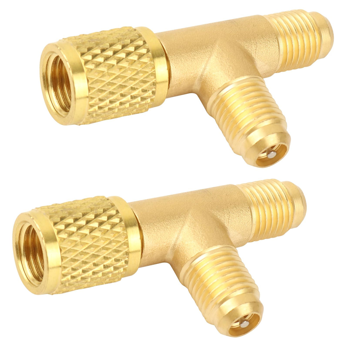 EINDER quick coupler tee with built-in valve core enables quick servicing