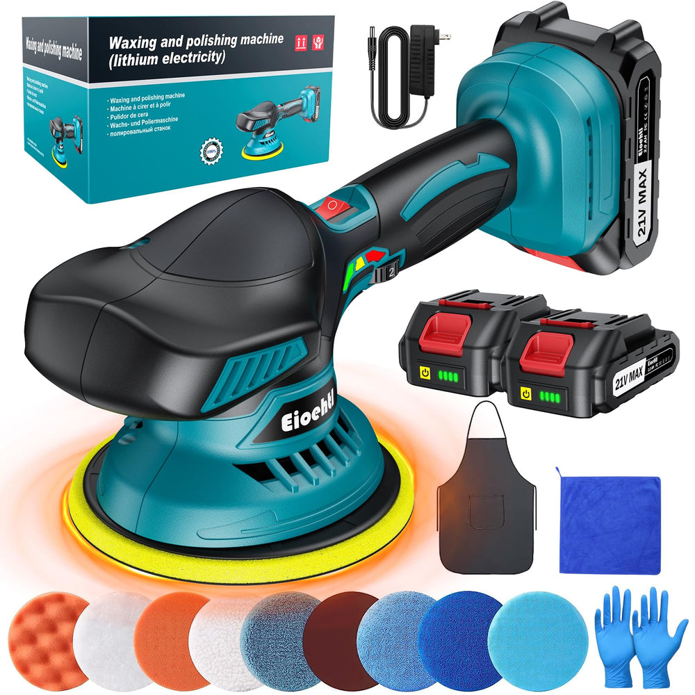 Eioehtl ergonomic design provides comfortable grip during extended detailing
