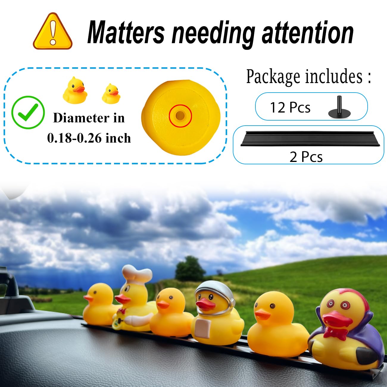 Replaceable duck plug slots for EJDRFN display