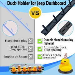 EJDRFN duck plugs align ducks on dashboard decor