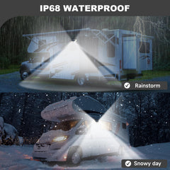 EJYTRVT IP65 weatherproof RV light withstands rain and snow
